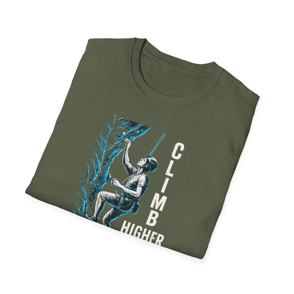 Climber Scaling Cliff T-Shirt