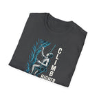 Climber Scaling Cliff T-Shirt