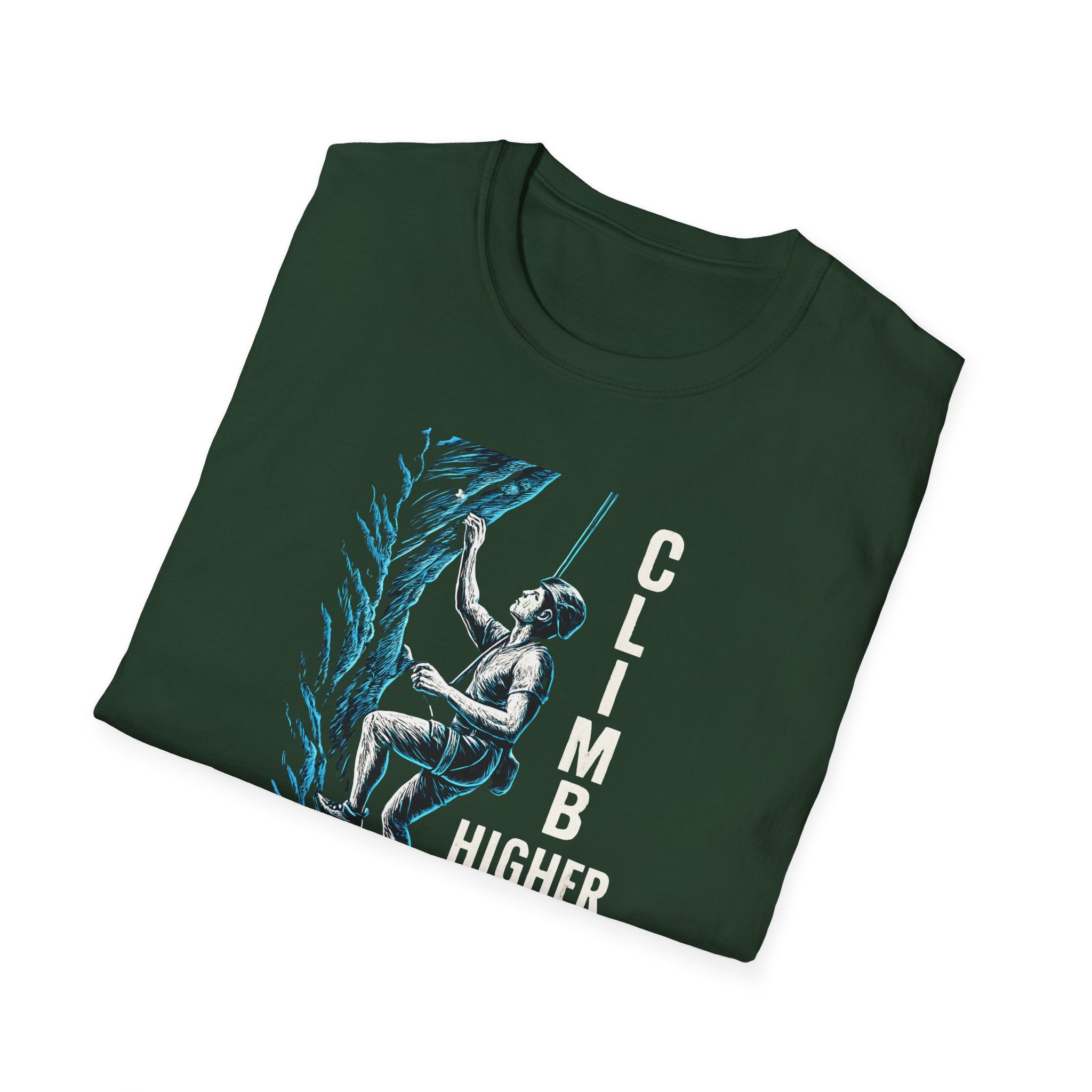 Climber Scaling Cliff T-Shirt