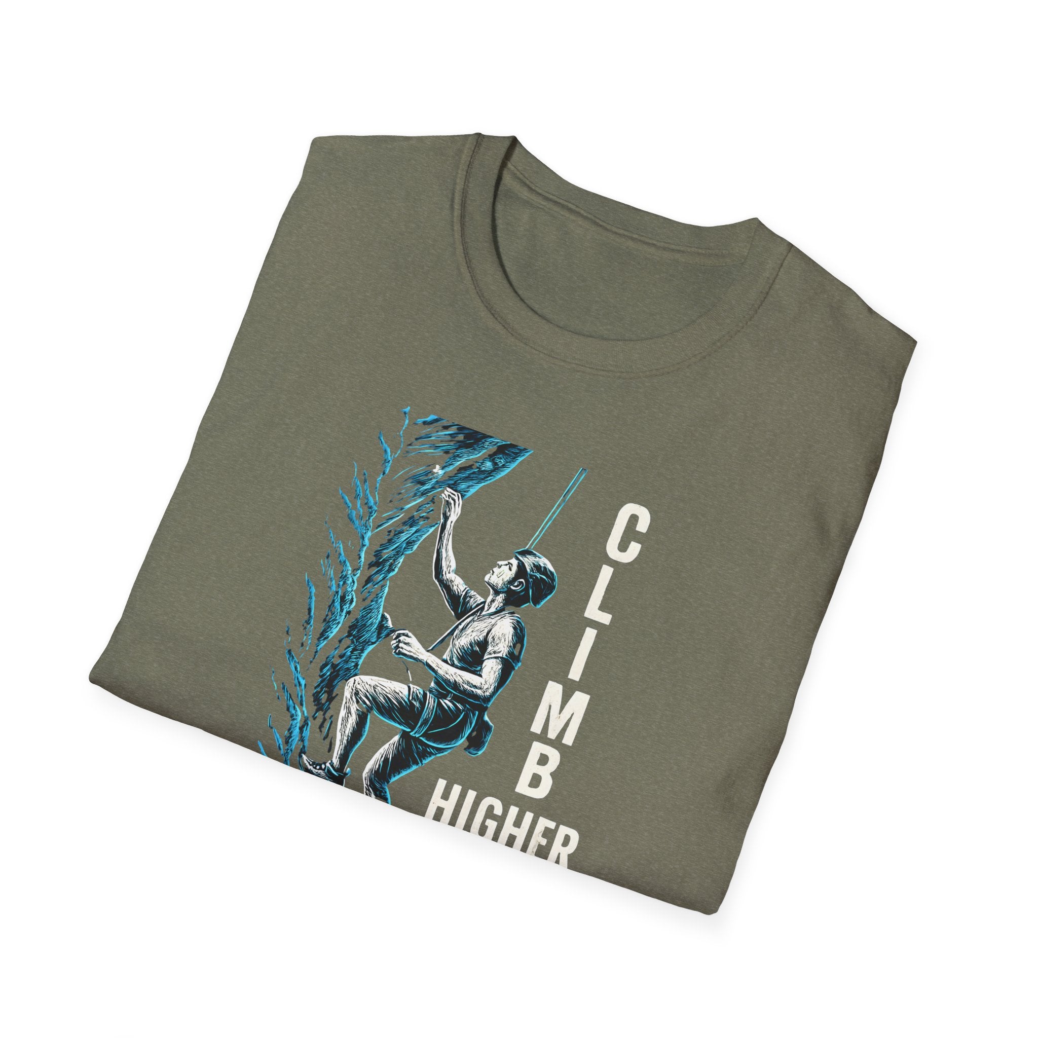 Climber Scaling Cliff T-Shirt