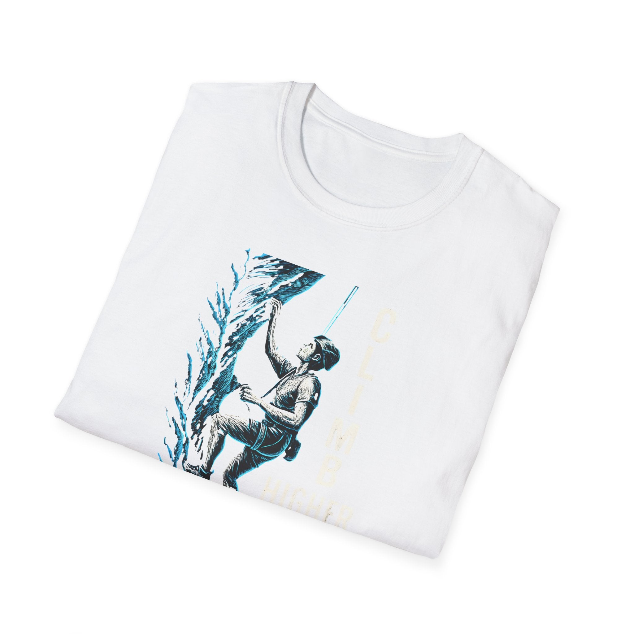 Climber Scaling Cliff T-Shirt
