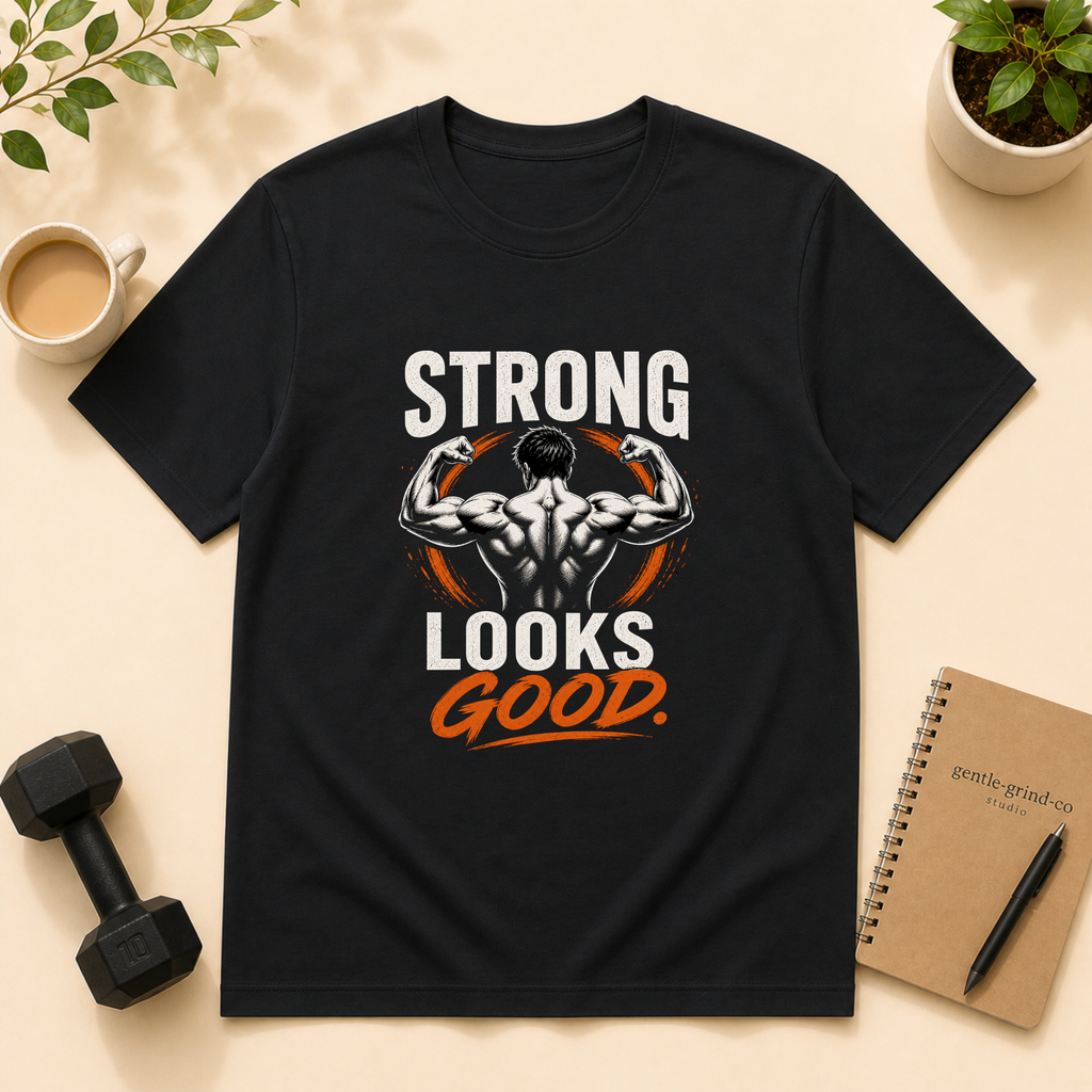 Strong Looks Good in Action  T-Shirt
