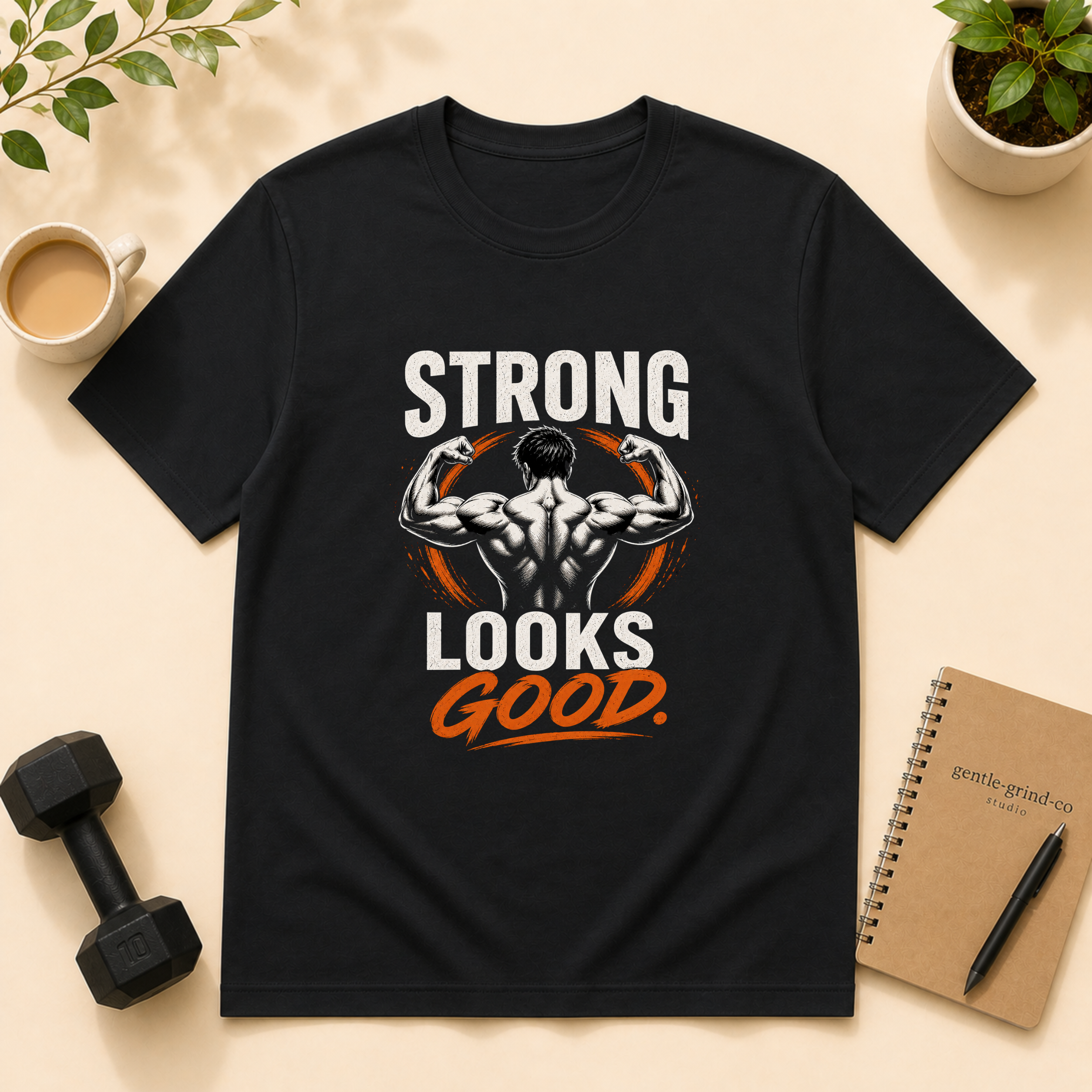 Strong Looks Good in Action  T-Shirt