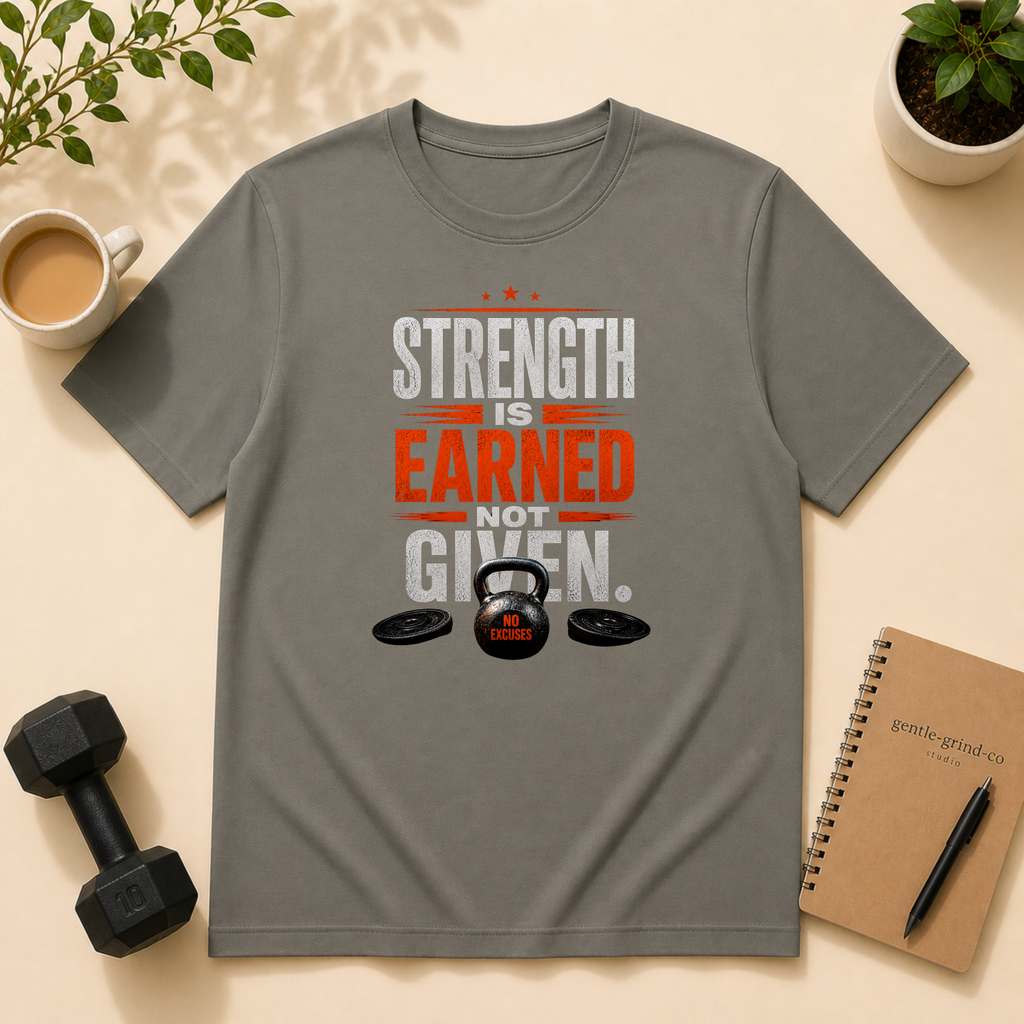Strength is earned, not given