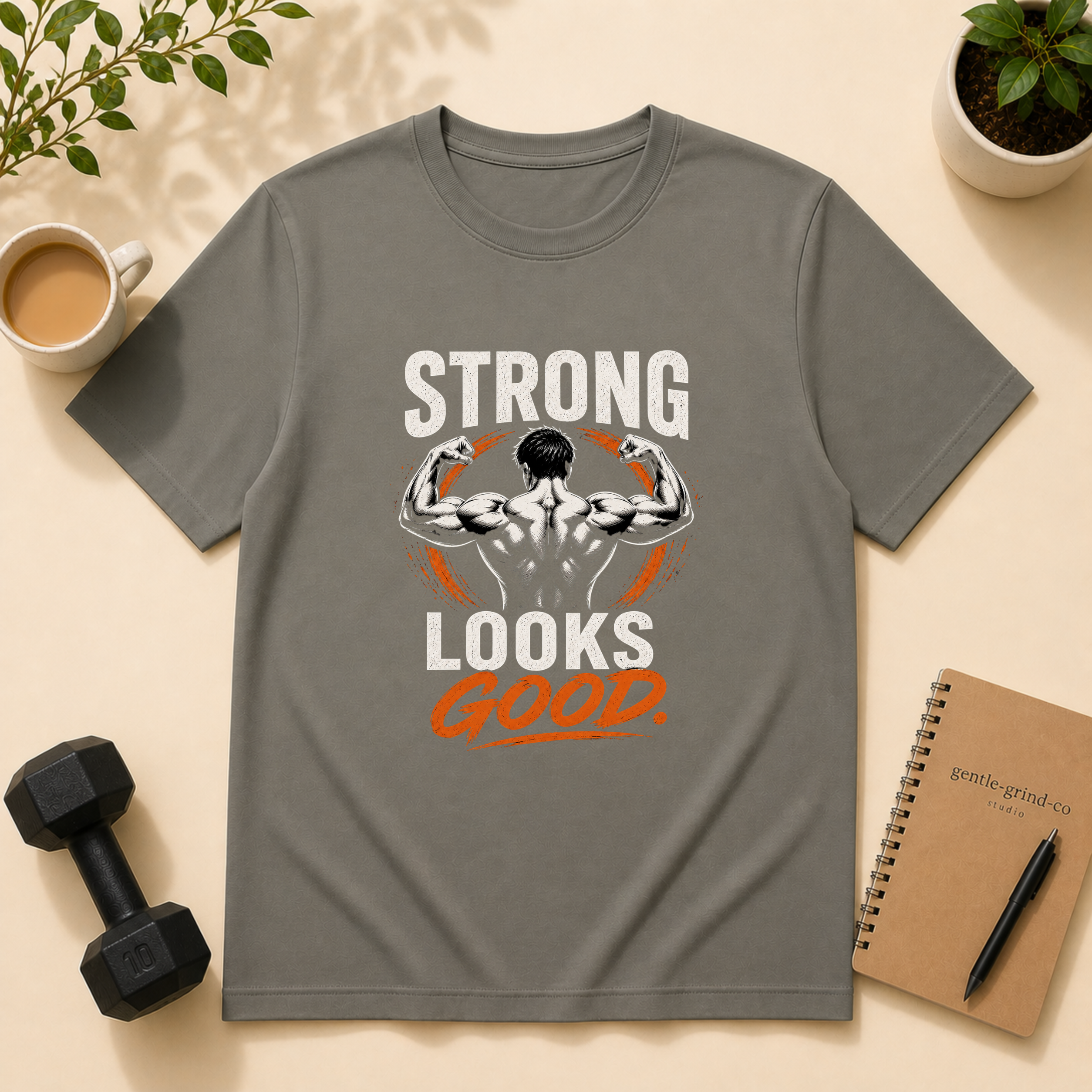 Strong Looks Good in Action  T-Shirt