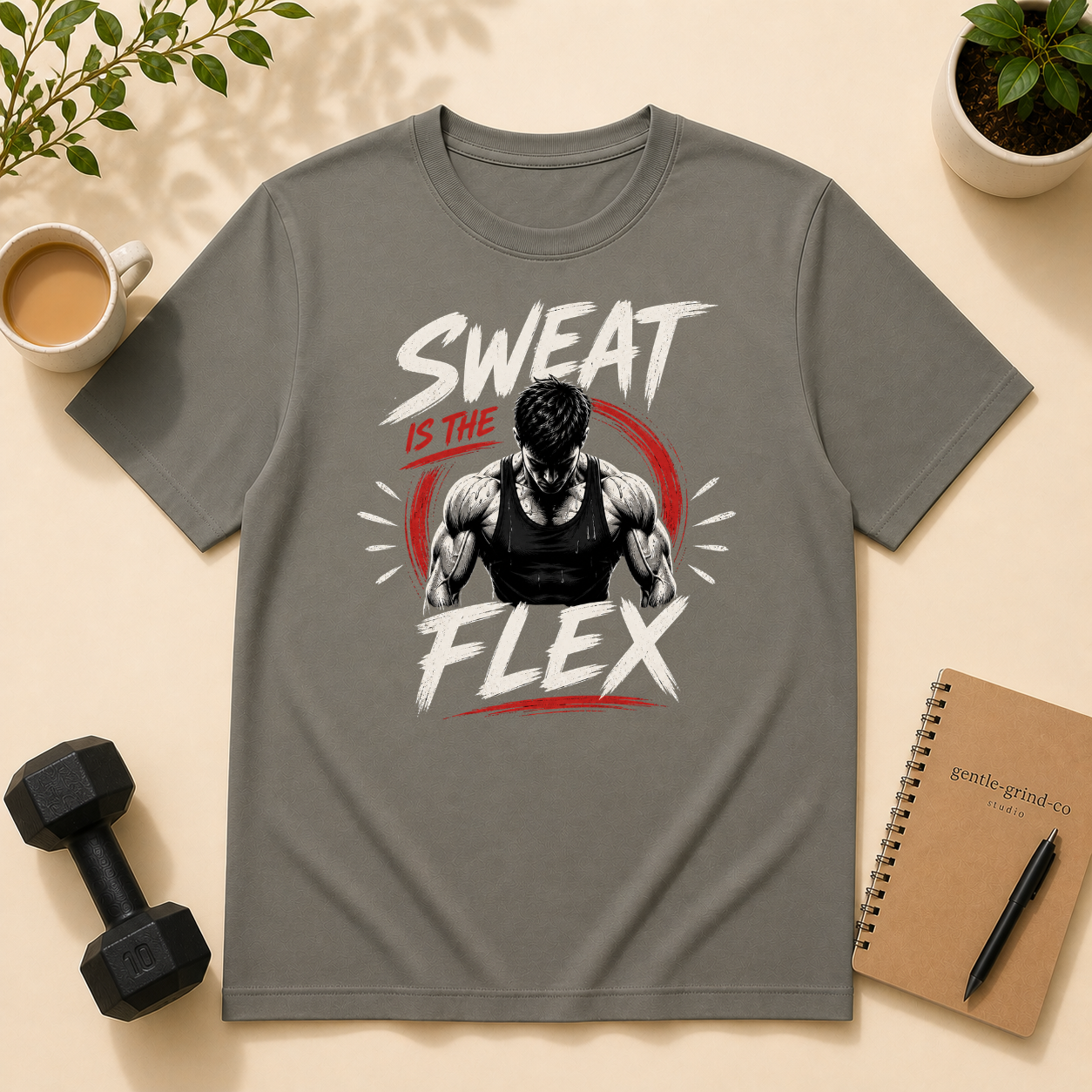 Sweat is the Flex.  T-Shirt
