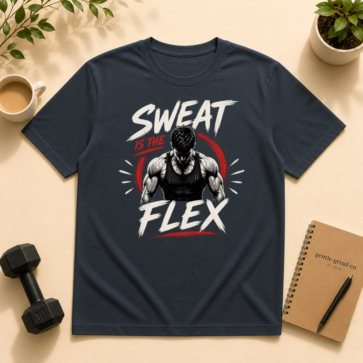 Sweat is the Flex.  T-Shirt