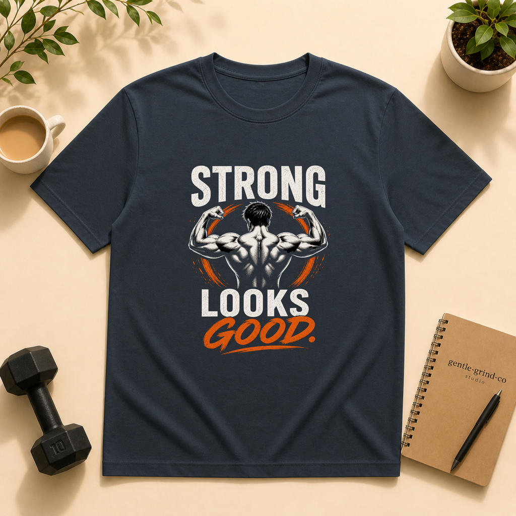 Strong Looks Good in Action  T-Shirt