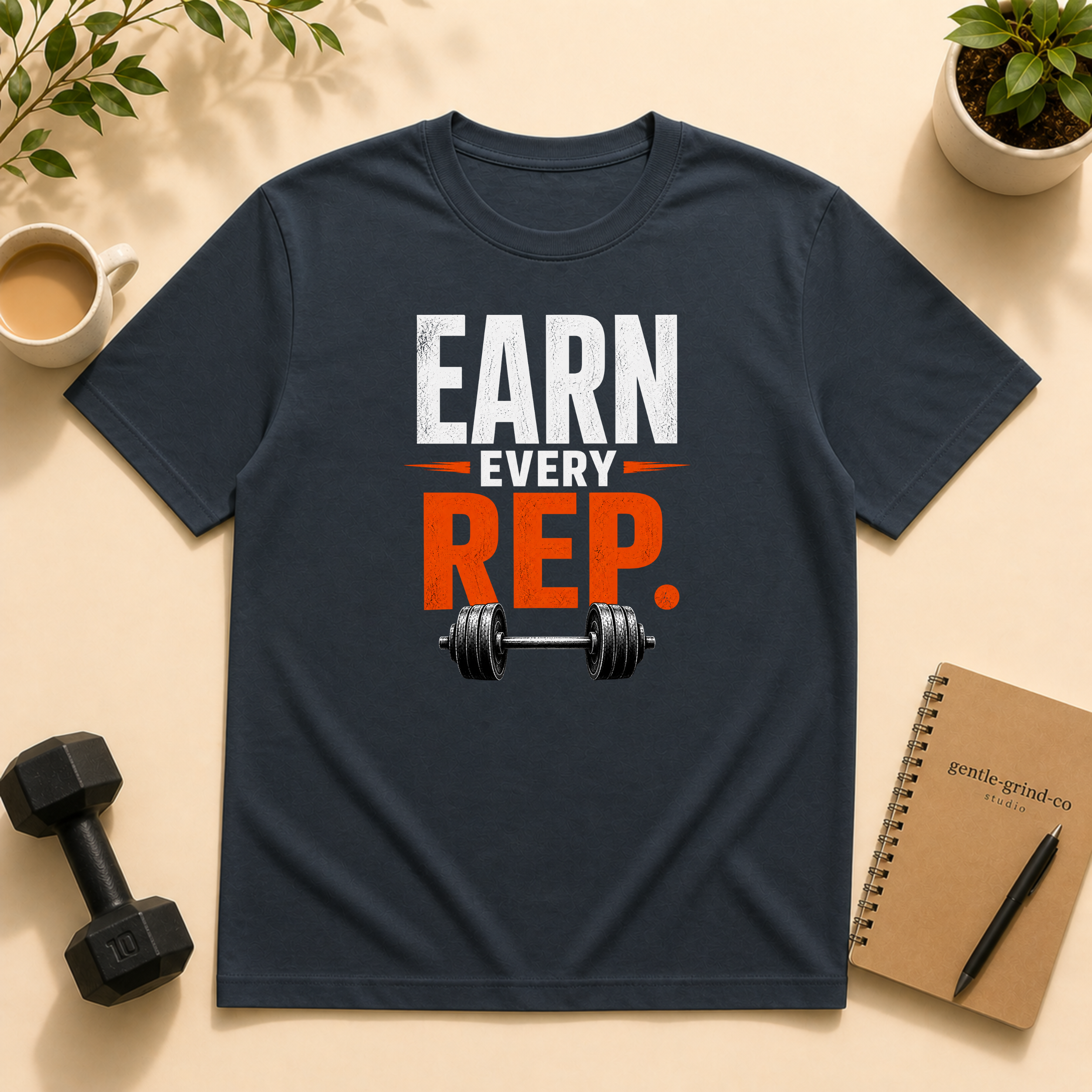 Earn Every Rep – Gym Motivation
