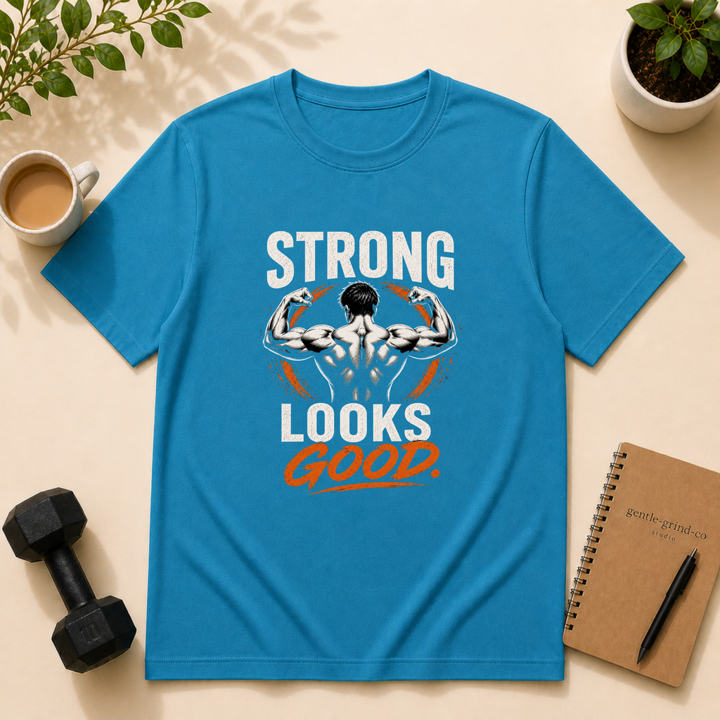 Strong Looks Good in Action  T-Shirt