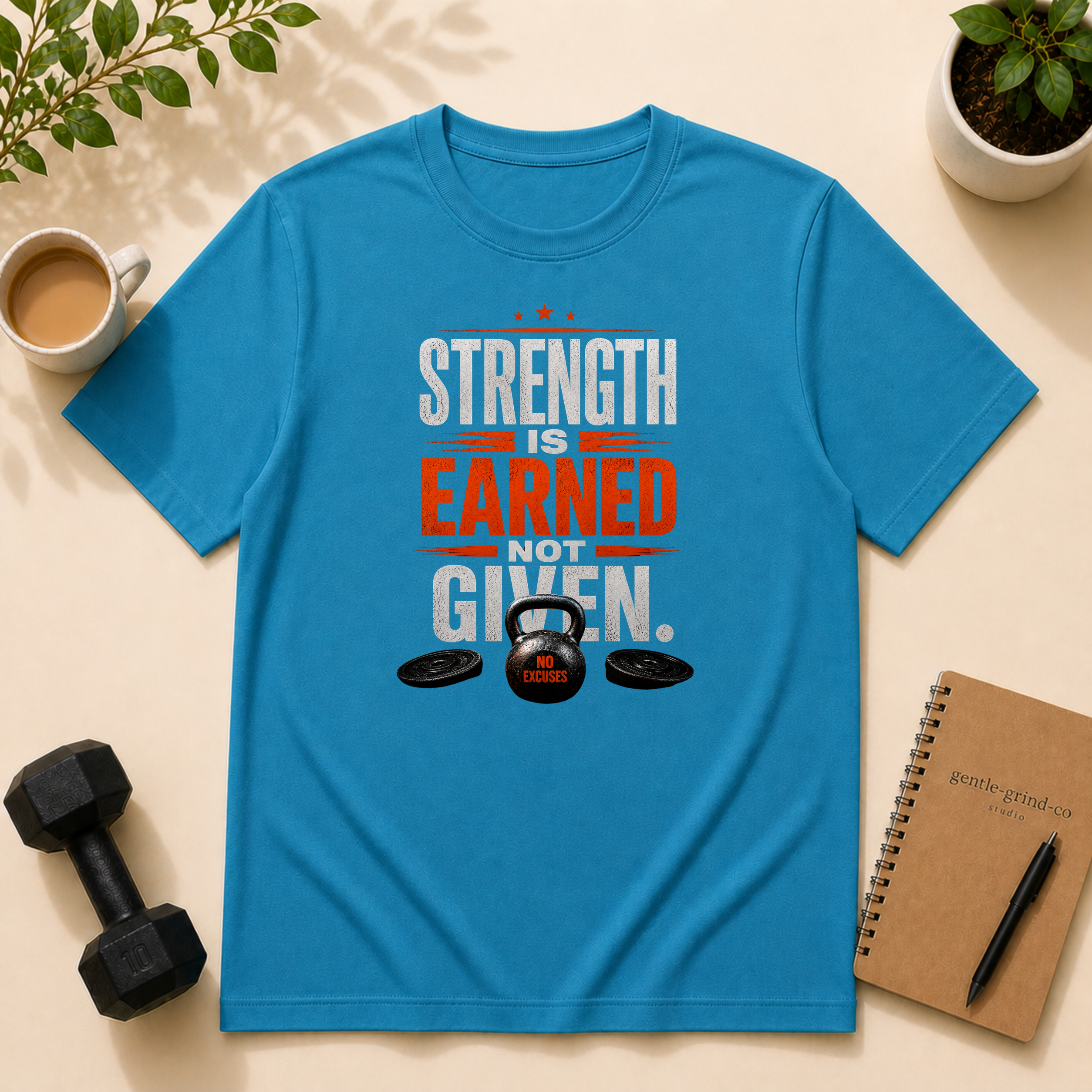 Strength is earned, not given