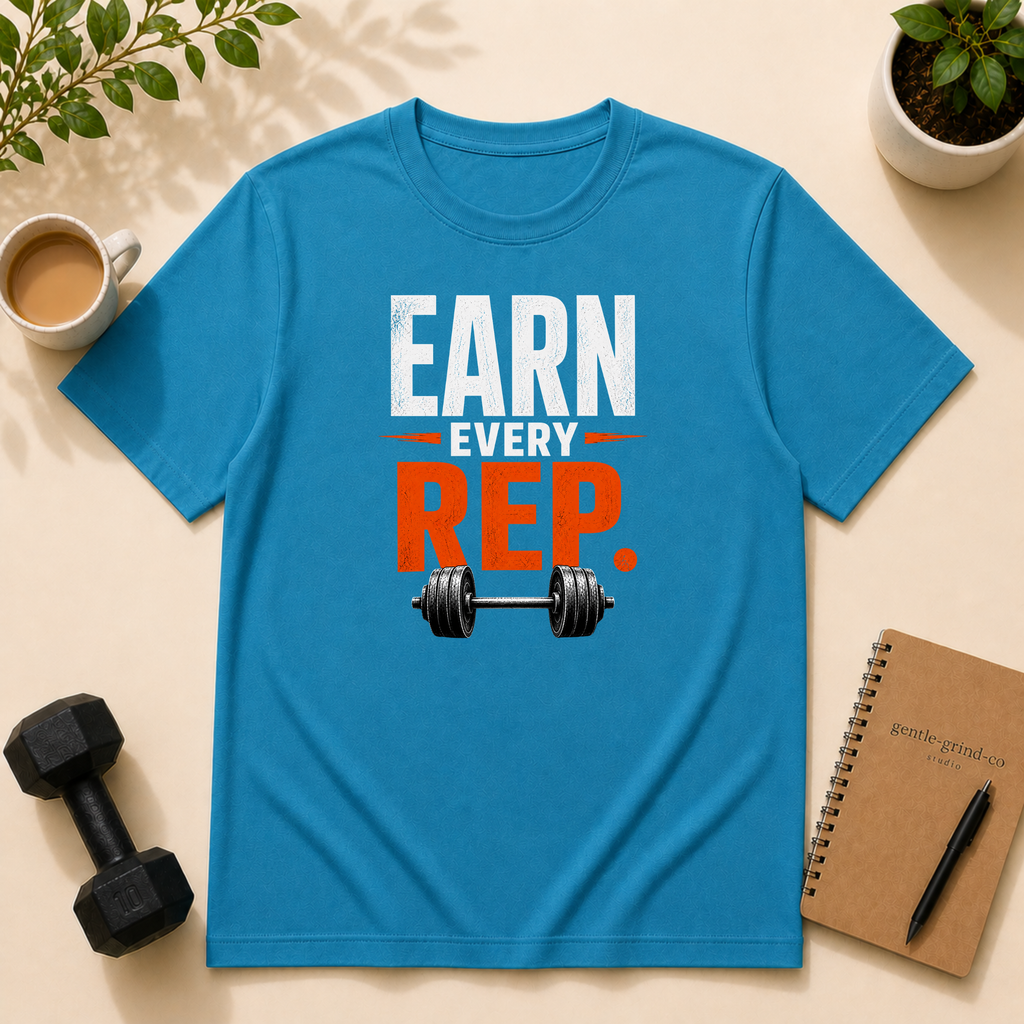 Earn Every Rep – Gym Motivation