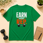 Earn Every Rep – Gym Motivation