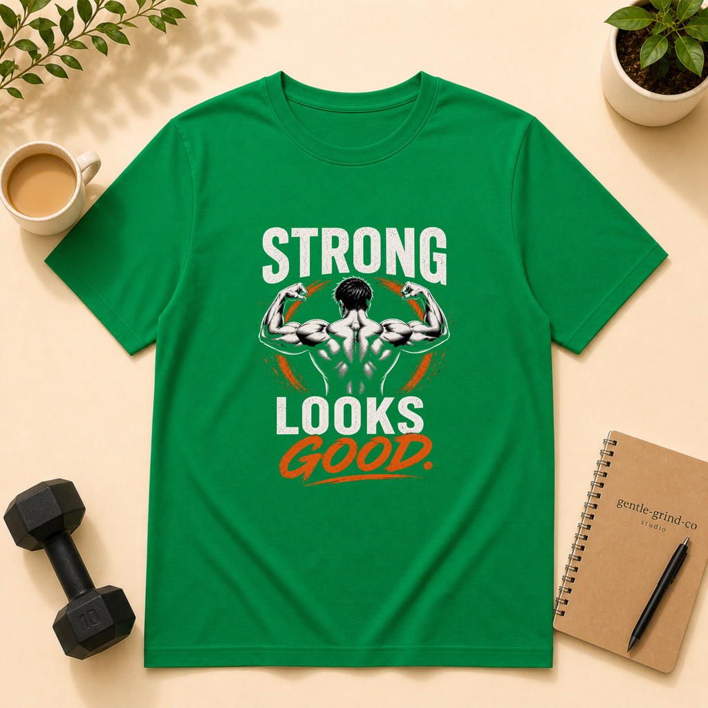 Strong Looks Good in Action  T-Shirt