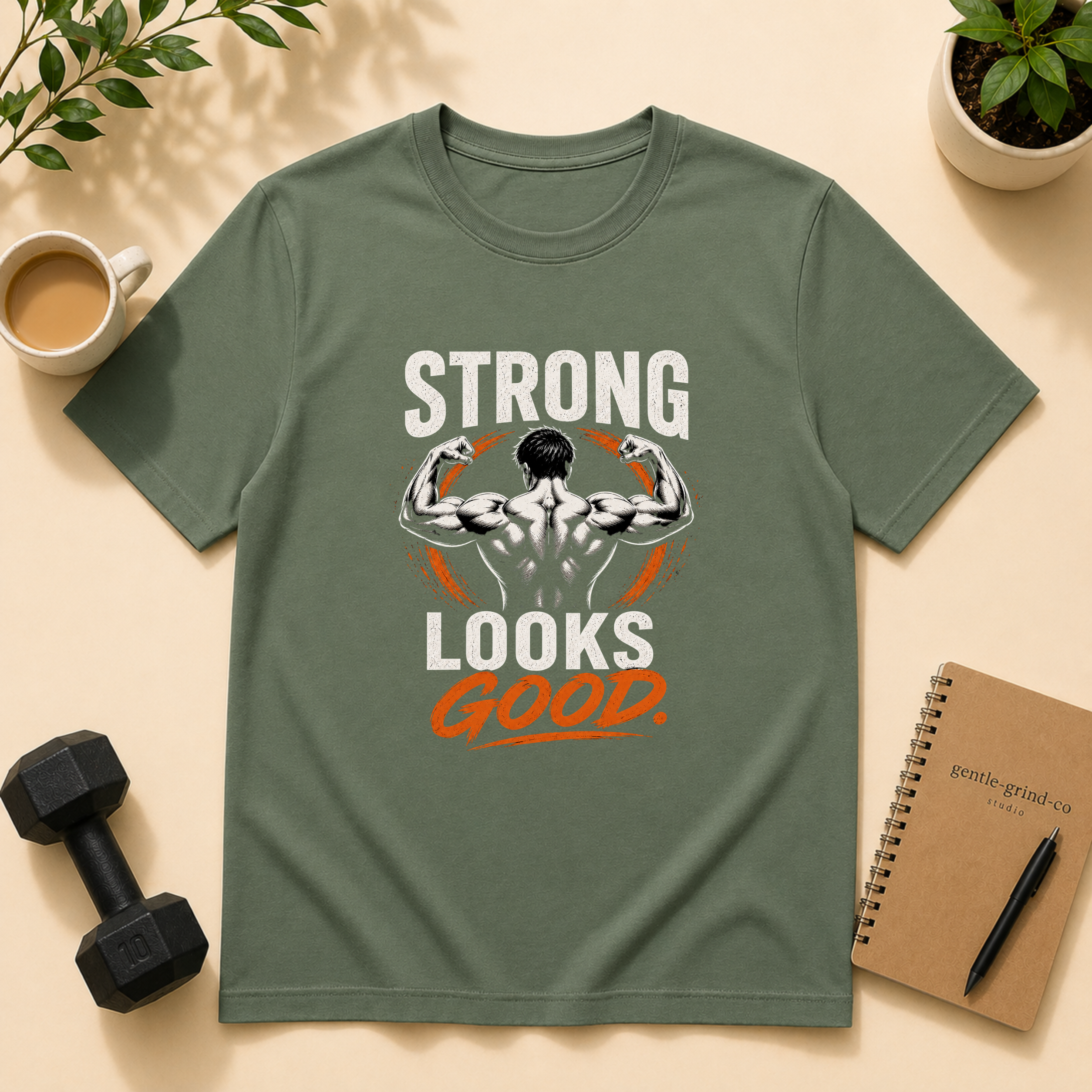 Strong Looks Good in Action  T-Shirt