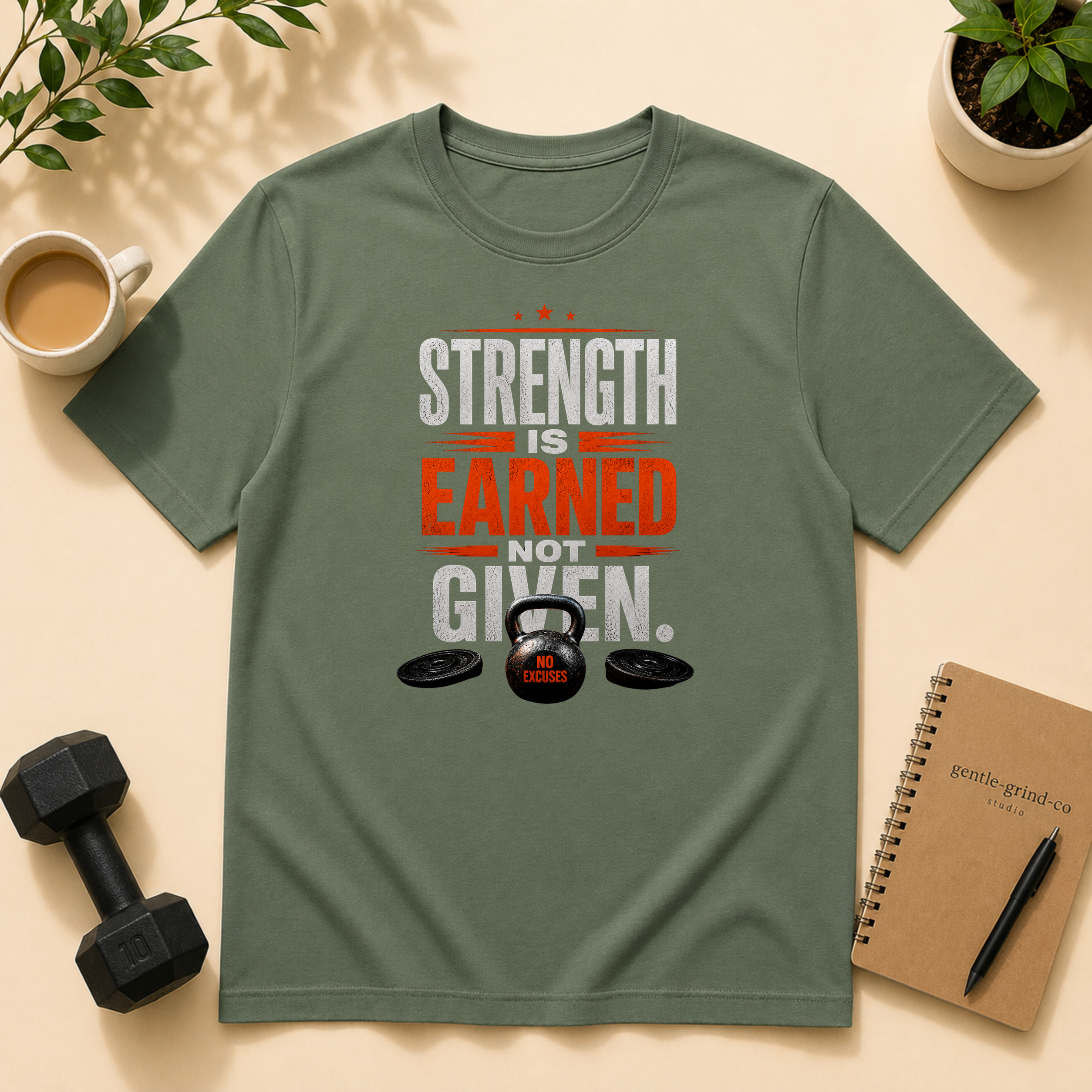 Strength is earned, not given