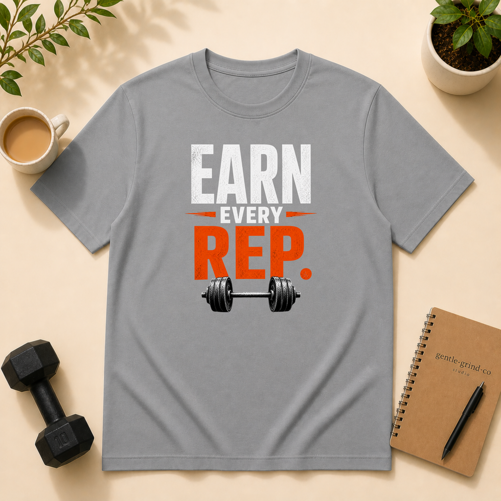 Earn Every Rep – Gym Motivation