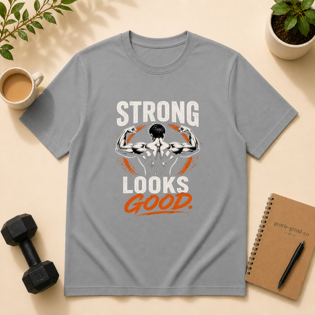 Strong Looks Good in Action  T-Shirt